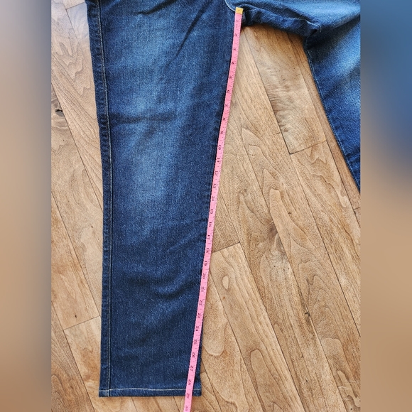 Frame Le Sylvie Slender Straight High Rise Blue Jeans Size 30 - Picture 9 of 12